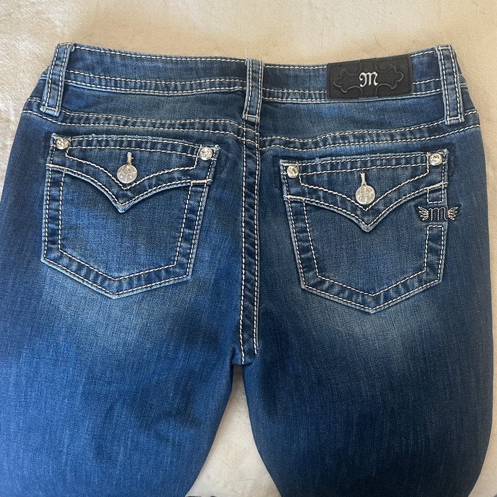Miss Me Dark Blue Boot Cut Jeans